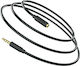 Borofone TRRS Audio Cable 3.5mm Male - 3.5mm Female Black 2m BL12