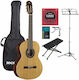 Alhambra Klassisch Gitarre 4/4 1C HT Hybrid Terra Bundle 1 Natürlich