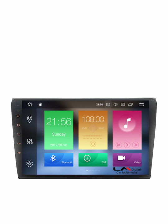 LM Digital Автомобилна Аудио Система (Блутут/USB/WiFi/GPS/Apple-Carplay/Android-Auto) с Тъчскрийн 9"