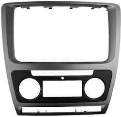 Carner Panoul ușii 2 Din pentru Skoda Octavia 1Z 2009-2013 cu sistem automat de climatizare Negru/Argintiu