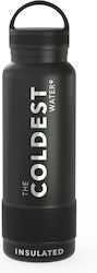 Proteas Filter The Coldest Water Bottle Thermos Stainless Steel Black 621ml with Loop EW-053-0205