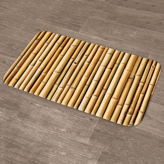 Atmosphera Πατάκι Μπάνιου Microfiber Mekong 7701N690 Καφέ 45x75εκ.