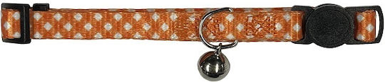 Pet Interest Plaid Κολάρο Γάτας Πορτοκαλί