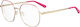 Moschino Metal Eyeglass Frame Pink MOL595 88G