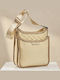 Damen Crossbody Tasche Aus Kunstleder Gelbe