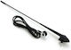 AMiO Car Antenna Roof Threaded 40cm Φ5mm with Cable 1.4m in Black Color