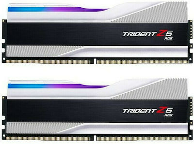 G.Skill Trident Z5 RGB 32GB DDR5 RAM mit 2 Modulen (2x16GB) und Geschwindigkeit 6000 für Schreibtisch