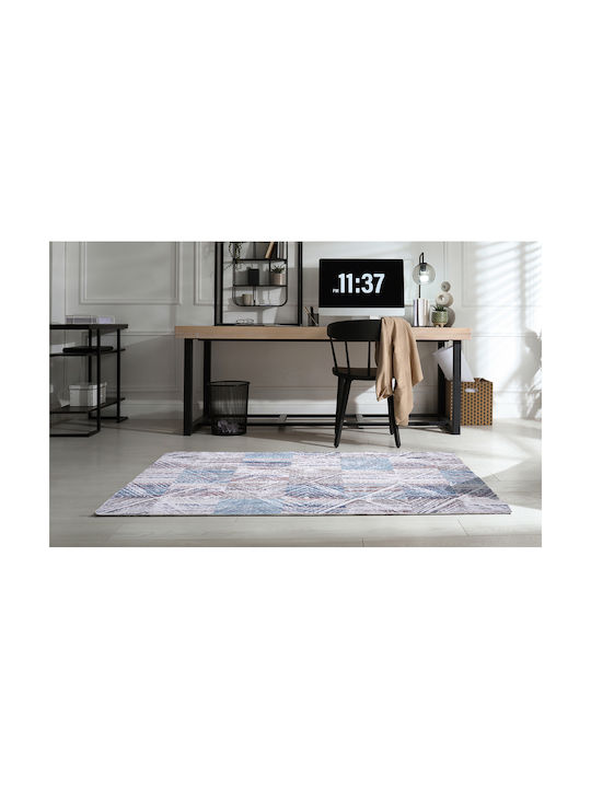 Colore Colori 8070/110 Σετ Μοντέρνα Χαλιά Κρεβατοκάμαρας Monza Εκρού / Μπεζ / Μπλε 70cm 747613 3τμχ