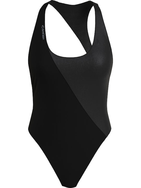 Calvin Klein One-Piece Swimsuit Black