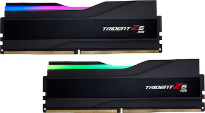 G.Skill Trident Z5 RGB 32GB DDR5 RAM με 2 Modules (2x16GB) και Ταχύτητα 6000 για Desktop