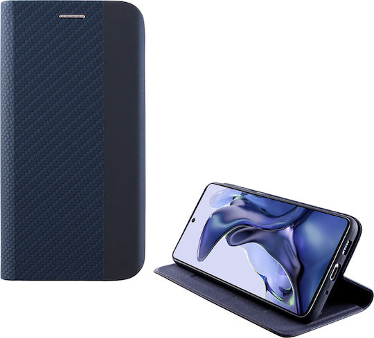 Idol 1991 Elite Anti-RFID Книга Изкуствена кожа Син (Xiaomi 11T / 11T Pro)