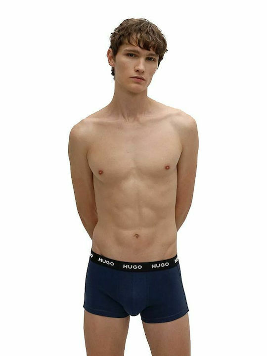 Hugo Boss Ανδρικά Μποξεράκια Dark Blue 3Pack