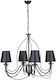 Opviq Berfin Chandelier Lampshade 4xE14 Black 55cm