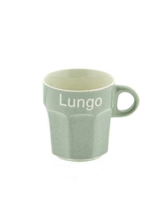 Lungo Κούπα Κεραμική Γκρι 210ml