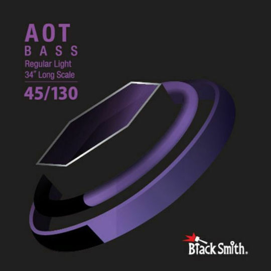 Blacksmith Set Corzi Pentru Bas Oțel Plăcat Cu Nichel 45 - 130