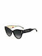 Carolina Herrera Women's Sunglasses with Black Plastic Frame and Black Gradient Lens CH 0009/S 807/9O