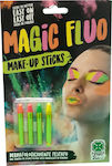 Carnival Face Painting Fluo pencils Multicolor 4pcs