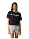 Women's Crop T-shirt Black