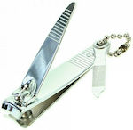 Nail clipper 5,5cm chrome with built-in file.
