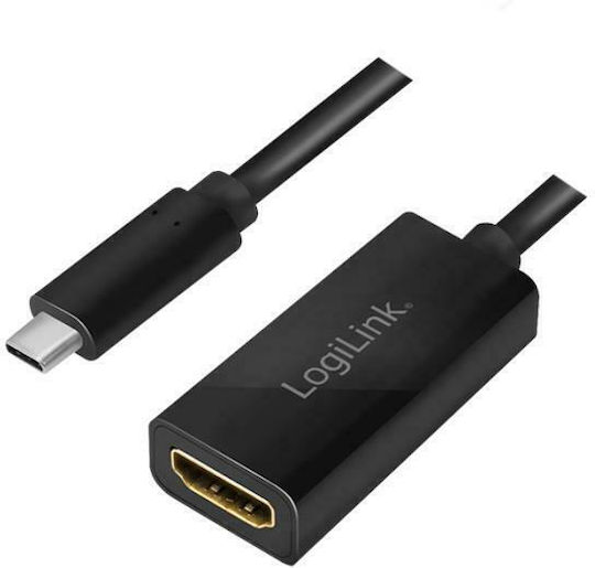 LogiLink Μετατροπέας USB-C male σε HDMI female 1τμχ UA0380