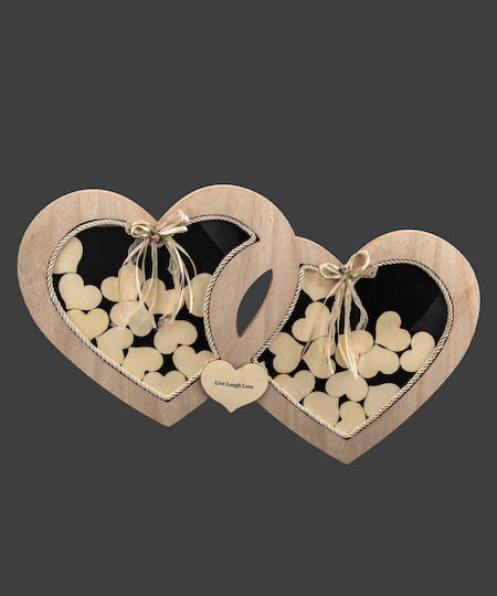 La Vista Wedding Drop Wishes Frame Beige 51x30cm