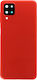 Battery Cover Battery Door Cover Back Camera Lens Bezel Red for Galaxy A12