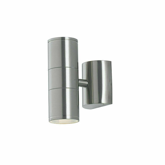 Fan Europe Wandmontiertes Außen-Spotlight GU10 IP44 Doppelstrahl 16x11x6εκ.
