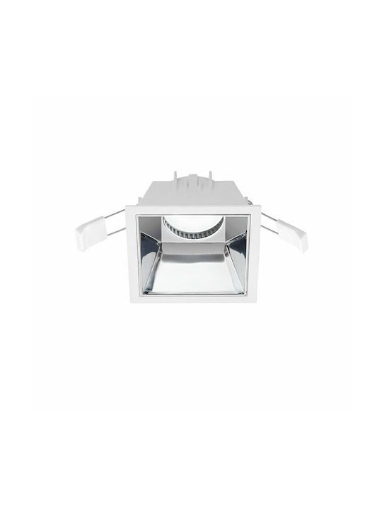 Gea Luce Ceres Square Metallic Recessed Spot wi...