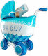 Balloon Foil Jumbo Boy Birth Blue 107cm