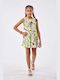 Evita Kids Dress Floral Sleeveless Multicolour