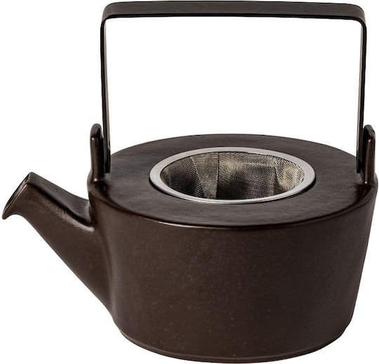 Costa Nova Lagoa Teapot with Filter Ceramic Brown 600ml
