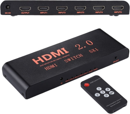 ATC 5in/1out HDMI Switch 02.001.0094