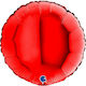 Μπαλόνι Κόκκινο Στρογγυλό 45cm