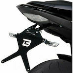 Barracuda Foldable Motorcycle License Plate Holder for for Suzuki GSR 750 2011-2015