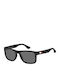 Tommy Hilfiger Men's Sunglasses with Black Plastic Frame and Black Polarized Lens TH1556/S 003/M9