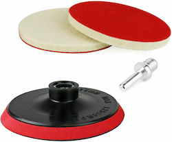 AMiO Set Polishing Discs & Pads with Axis 125mm 2pcs 02649