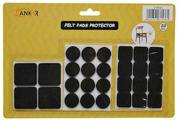 Ankor 815661 Furniture Protectors with Sticker 28pcs