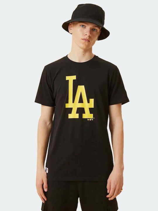 New Era LA Dodgers Team T-shirt Bărbătesc cu Mânecă Scurtă Negru