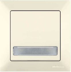 Mutlusan Candela Knopf Glocke in Beige Farbe 12220