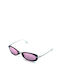 Nina Ricci Women's Sunglasses with Gray Frame and Purple Lens