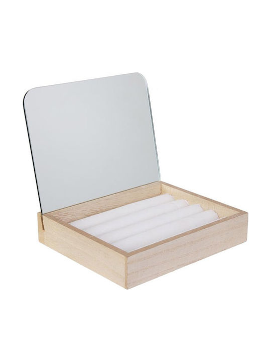 The Home Deco Factory Κουτί Κοσμημάτων Ξύλινο Μπεζ 15x14.2x13cm The Home Deco Factory Κουτί Κοσμημάτων Ξύλινο Μπεζ 15x14.2x13cm