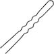 Various Απλά Τσιμπιδάκια Μαλλιών Μαύρα 5.6cm 250gr