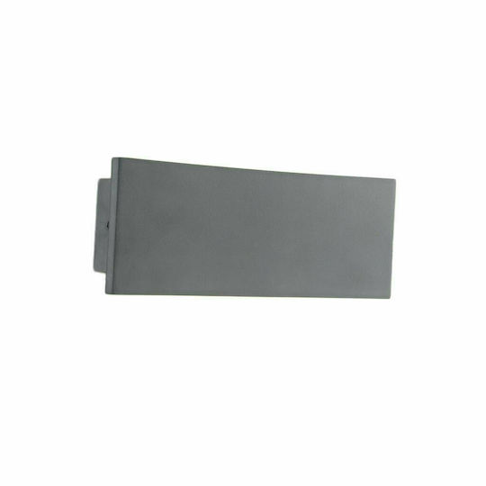 Fan Europe Parker Wandmontierte Außenbeleuchtung Deckenleuchte IP65 8.6W mit Natürliches Weiß Licht Doppelstrahl 30x10.2x4.5cm