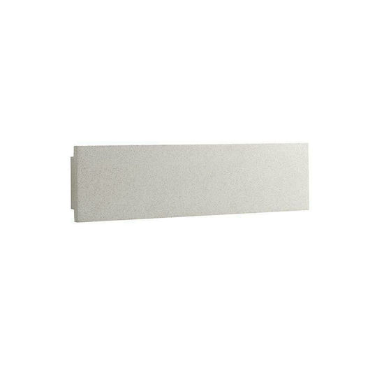 Fan Europe Стенен Външен Плафон LED IP65 12W с Естествено бяло Светлина Двоен лъч 40x10.2x4.5εκ.