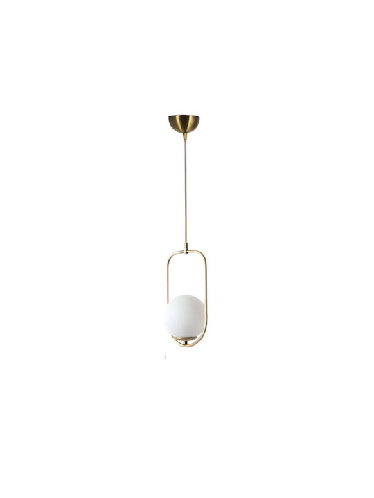 Ahu Pendant Light Single-Light for Socket E27 Bronze