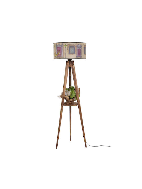 Tripod 01 Floor Lamp H153xW50cm. with Socket for Bulb E27 Multicolour