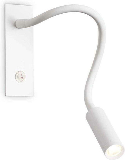 Ideal Lux Io Fi Modern Lamp Wall with Integrated LED and Warm White Light 26x4.5cm
