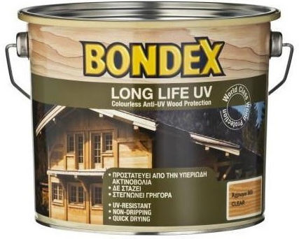 Bondex Long Life UV Impregnation Varnish Water Colorless Satin 2.5lt