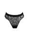 Pixie Intimates Women's Brazil with Lace Black