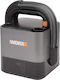 Worx Cube Vac Handstaubsauger für Autos Trockenes Saugen Wiederaufladbar 12V mit Batterie und Ladegerät Black, Grey